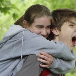 Teenage girl and boy