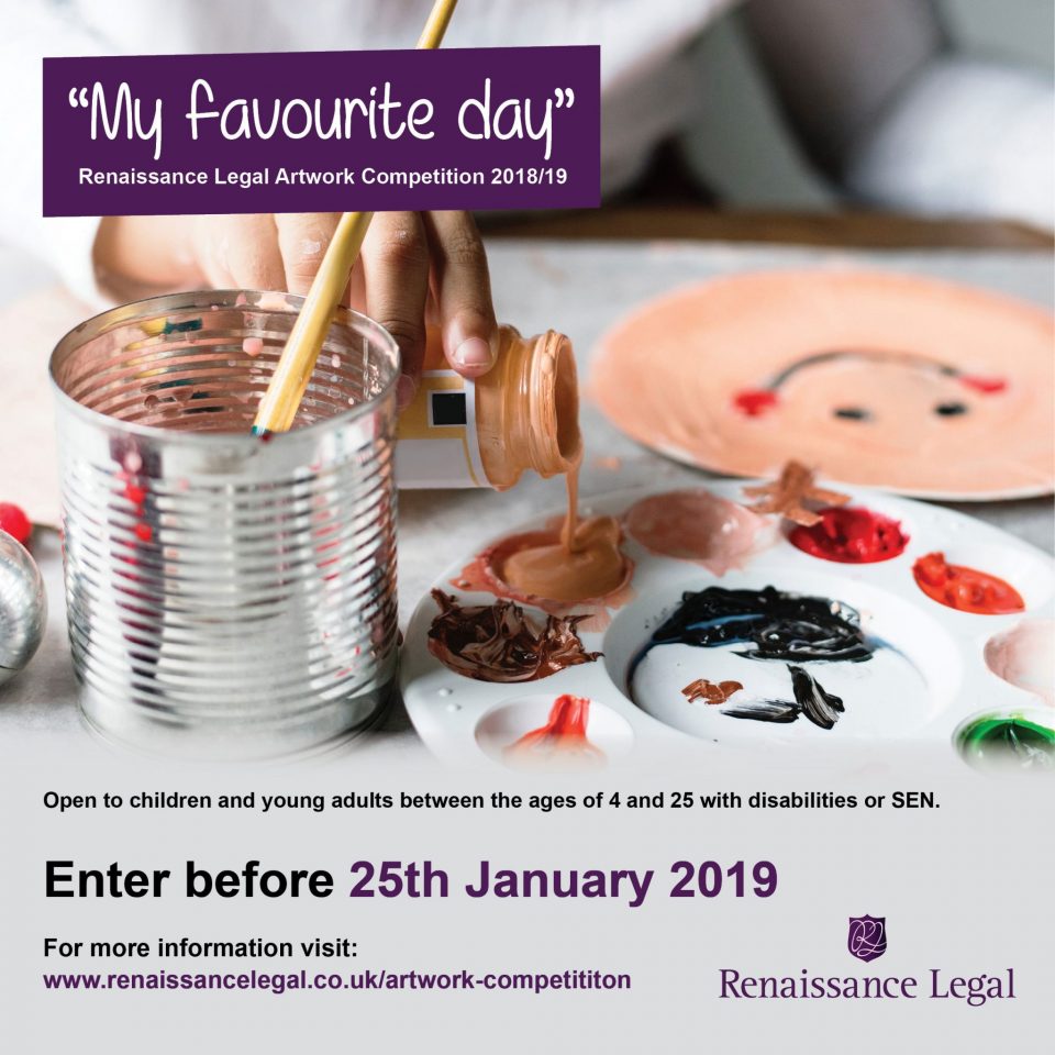 Renaissance Legal artwork competition flyer