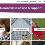 amaze's new coronavirus website section