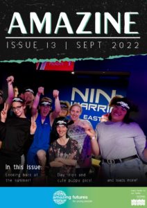 cover of Amazine magazine Sept 2022