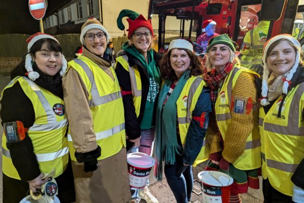 Santa bus raises over £3000 for Amaze