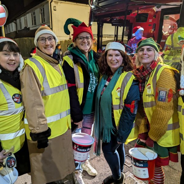 Santa bus raises over £3000 for Amaze