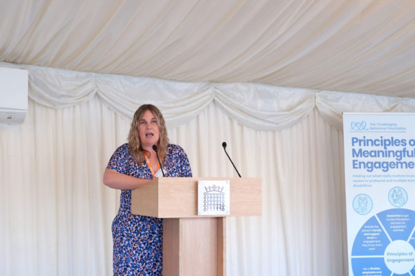 Our Marie speaks to MPs about ‘What matters’ to young people with PMLD